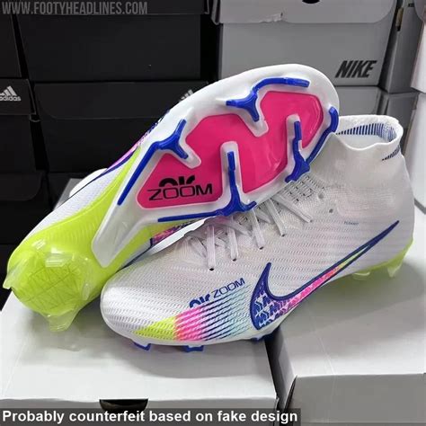 nike fußballschuhe weiß regenbogen|Unisex Weiß Regenbogen FG Fußballschuhe .